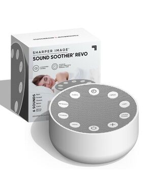 Sharper Image Sound Soother Revo Portable Sound Machine in White